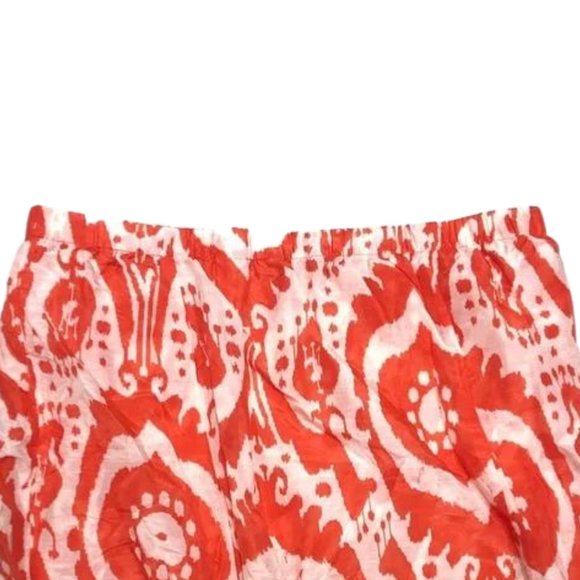 J. Crew Orange and White Patterned Skirt - Picture 5 of 9